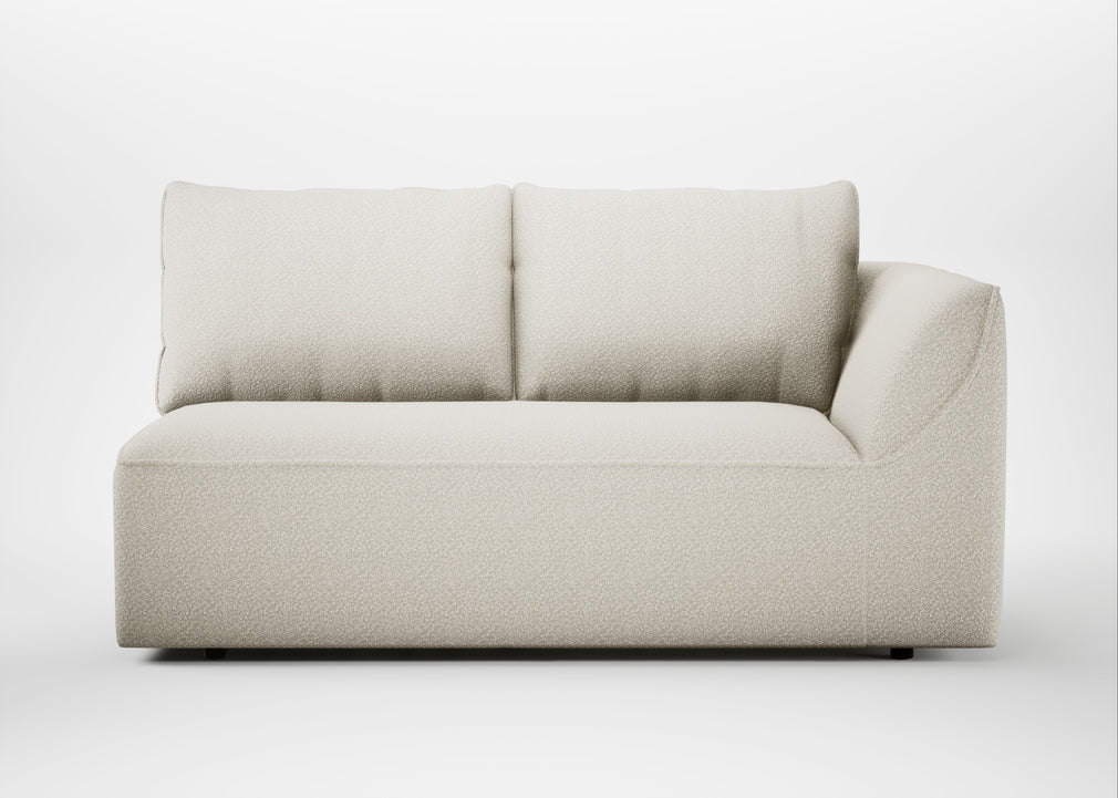 Morven Right Hand Facing 2 Seater Unit Chunky Boucle Ecru