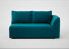 Morven Right Hand Facing 2 Seater Unit Cotton Velvet Teal