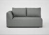 Morven Left Hand Facing 2 Seater Unit Boucle Steel