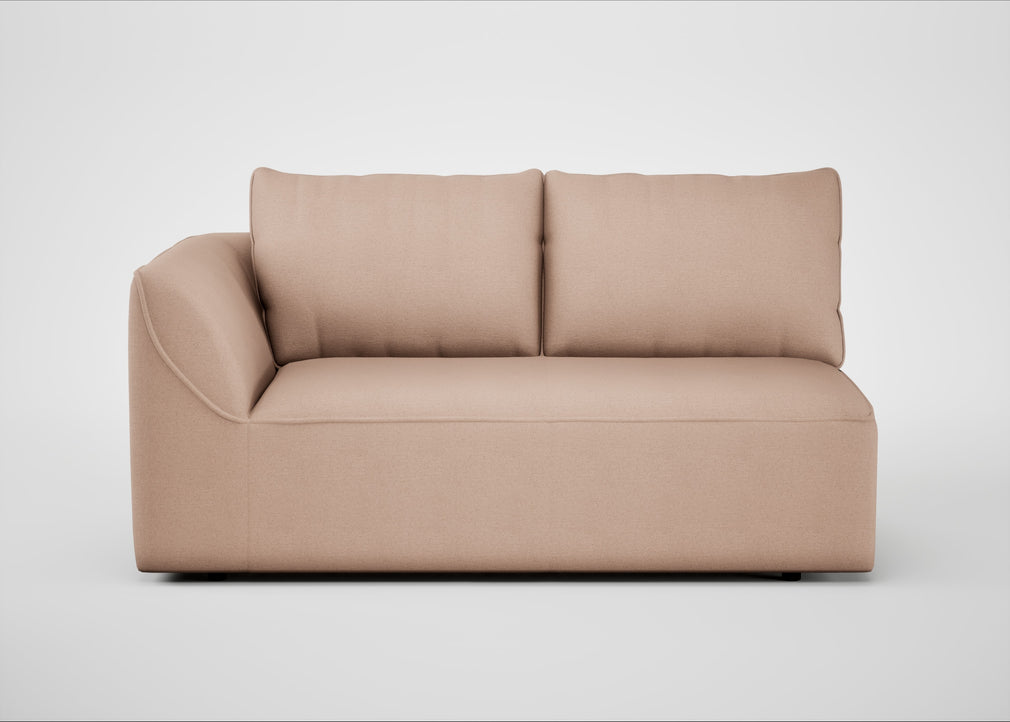 Morven Left Hand Facing 2 Seater Unit Capelo Linen-Cotton Rosedale