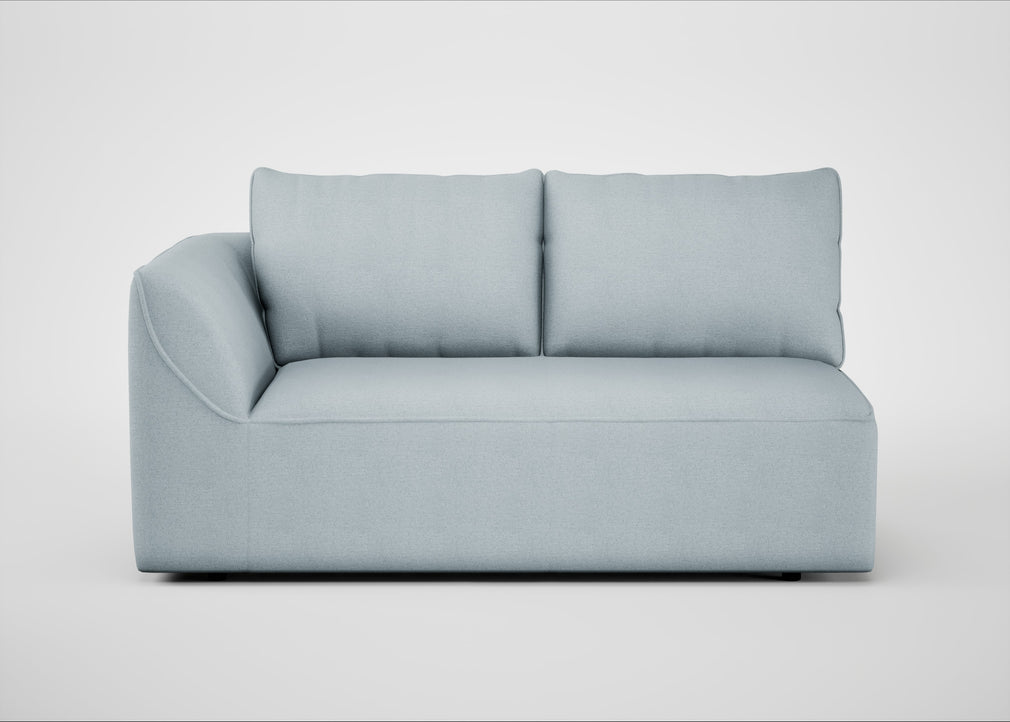 Morven Left Hand Facing 2 Seater Unit Capelo Linen-Cotton Sea Shanty