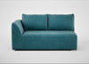 Morven Left Hand Facing 2 Seater Unit Smart Luxe Velvet Airforce Blue