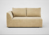 Morven Left Hand Facing 2 Seater Unit Smart Luxe Velvet Biscuit