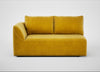 Morven Left Hand Facing 2 Seater Unit Smart Luxe Velvet Canary