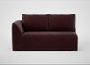 Morven Left Hand Facing 2 Seater Unit Smart Luxe Velvet Acorn