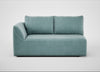 Morven Left Hand Facing 2 Seater Unit Smart Luxe Velvet Mineral Blue