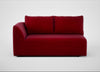 Morven Left Hand Facing 2 Seater Unit Smart Luxe Velvet Mulberry