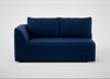 Morven Left Hand Facing 2 Seater Unit Cotton Velvet Midnight
