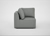 Morven Corner Unit Boucle Steel