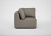 Morven Corner Unit Broad Weave Pebble
