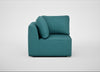 Morven Corner Unit Brushed Cotton Cadet