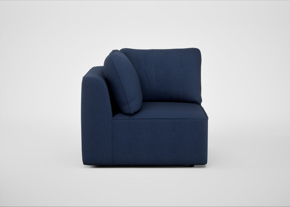 Morven Corner Unit Capelo Linen-Cotton Inkspot