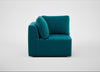 Morven Corner Unit Cotton Velvet Teal