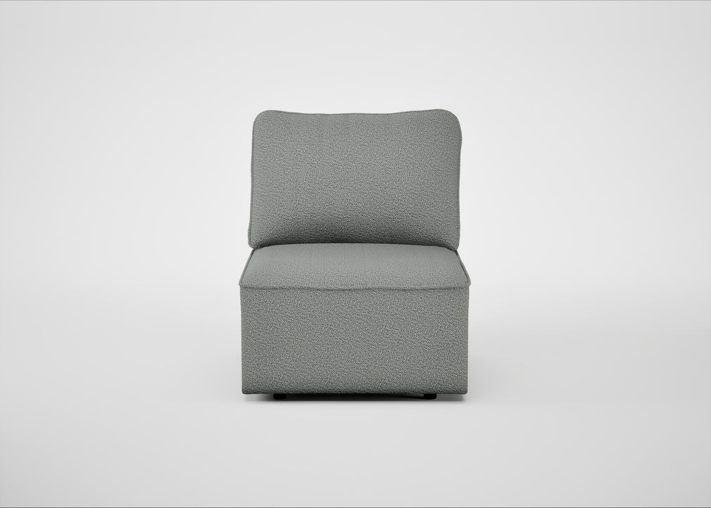 Morven Single Unit Boucle Steel