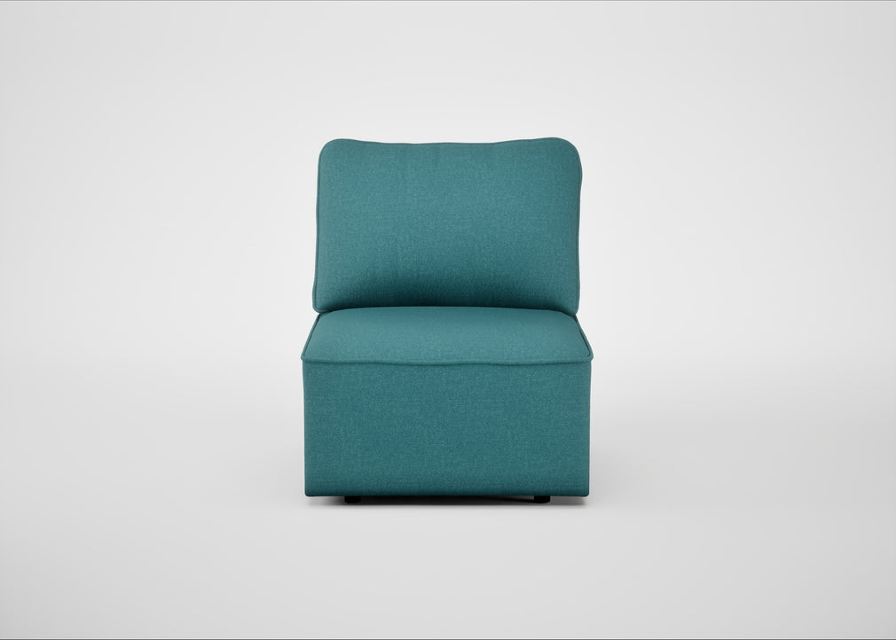 Morven Single Unit Brushed Cotton Cadet