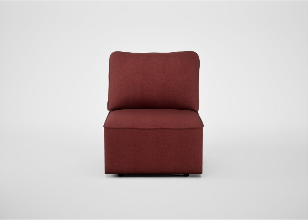 Morven Single Unit Capelo Linen-Cotton Etruscan Red