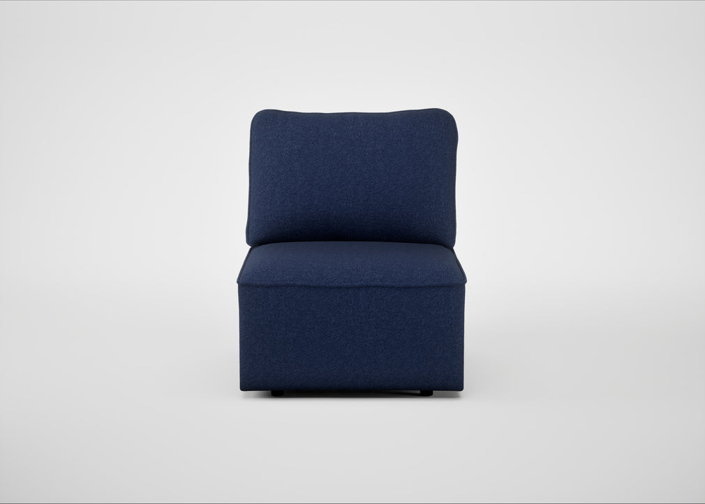 Morven Single Unit Melton Wool New Navy