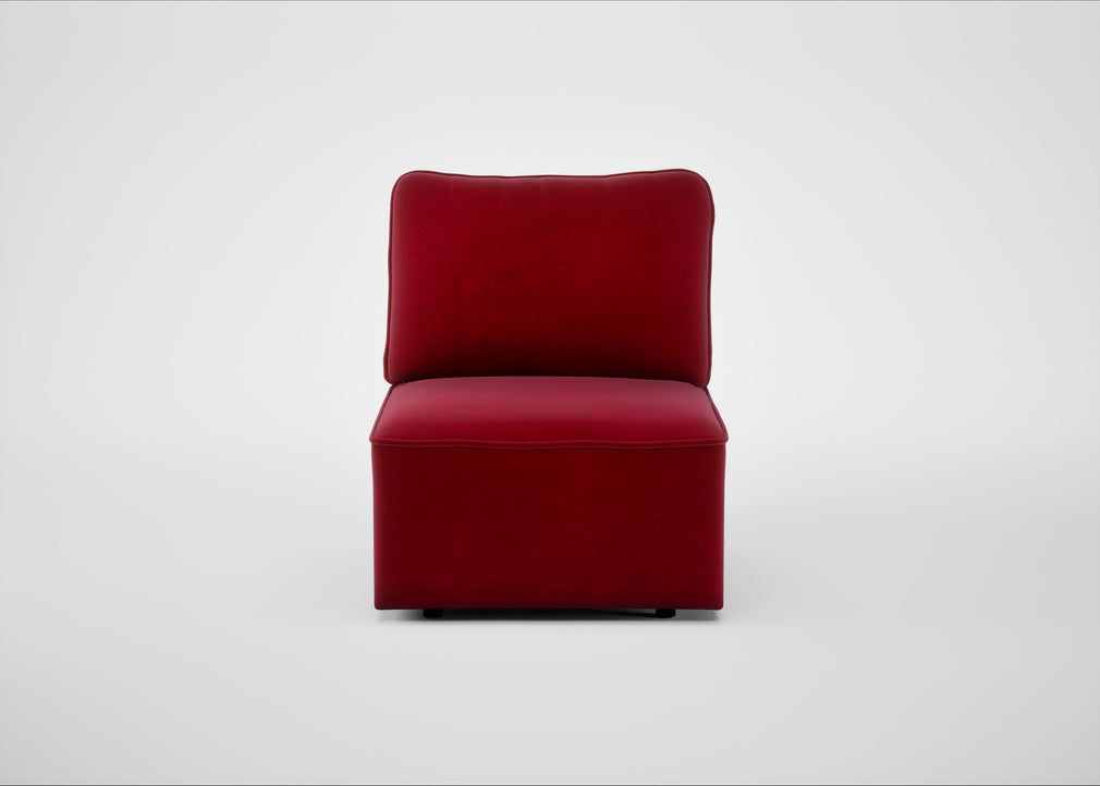 Morven Single Unit Smart Luxe Velvet Mulberry