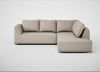 Morven Right Hand Facing Large Corner Sofa Broad Weave Putty