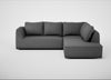 Morven Right Hand Facing Large Corner Sofa Melton Wool Shale