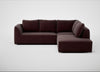 Morven Right Hand Facing Large Corner Sofa Smart Luxe Velvet Acorn