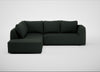 Morven Left Hand Facing Large Corner Sofa Boucle Fern