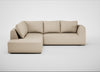 Morven Left Hand Facing Large Corner Sofa Brushed Cotton Oat