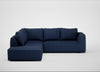 Morven Left Hand Facing Large Corner Sofa Capelo Linen-Cotton Inkspot