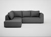 Morven Left Hand Facing Large Corner Sofa Melton Wool Shale