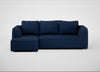 Morven Left Hand Facing Corner Chaise Sofa Broad Weave Lagoon