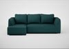 Morven Left Hand Facing Corner Chaise Sofa Brushed Cotton Pine