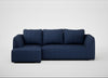 Morven Left Hand Facing Corner Chaise Sofa Capelo Linen-Cotton Inkspot