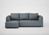 Morven Left Hand Facing Corner Chaise Sofa Capelo Linen-Cotton Mineral