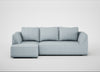Morven Left Hand Facing Corner Chaise Sofa Capelo Linen-Cotton Sea Shanty