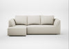 Morven Left Hand Facing Corner Chaise Sofa Chunky Boucle Ecru