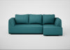 Morven Right Hand Facing Corner Chaise Sofa Brushed Cotton Cadet