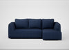 Morven Right Hand Facing Corner Chaise Sofa Capelo Linen-Cotton Inkspot