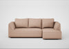 Morven Right Hand Facing Corner Chaise Sofa Capelo Linen-Cotton Rosedale