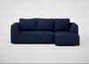 Morven Right Hand Facing Corner Chaise Sofa Melton Wool New Navy