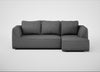 Morven Right Hand Facing Corner Chaise Sofa Melton Wool Shale