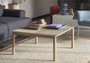 Couple Coffee Table 2 Tiles Plain/ Wavy Sand/Oak