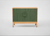 Tinta Small Sideboard Green Stain / Natural Oak