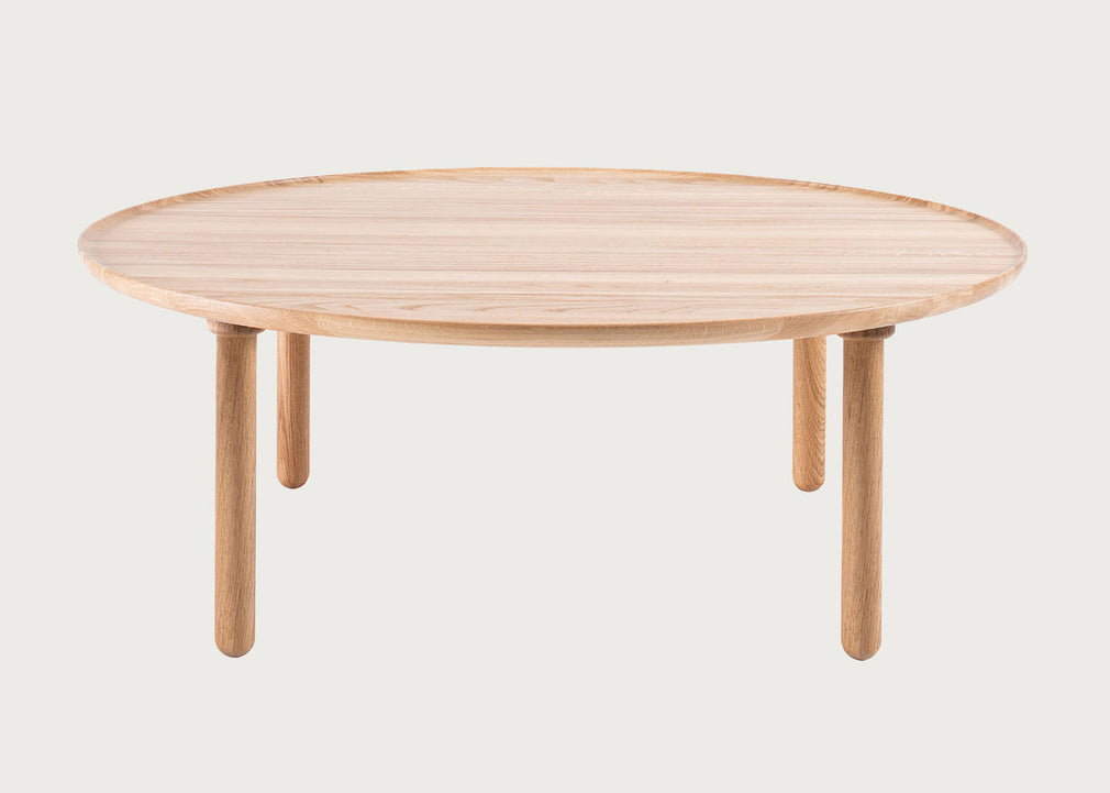 Mu Coffee Table Round 100cm White Oiled Oak