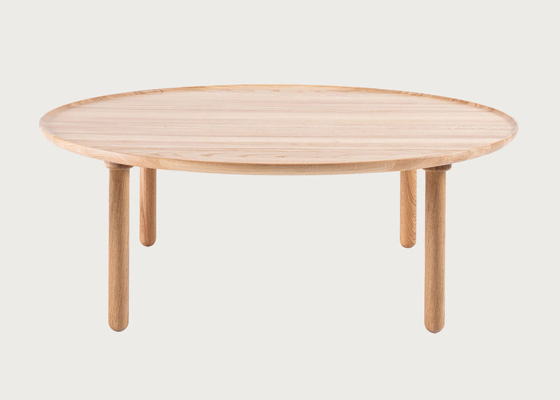 Mu Coffee Table Round 100cm White Oiled Oak
