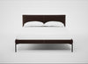 Matera Bed Double / Nobilis Velvet Espresso / Black