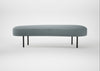 Isola Large Ottoman Loop Boucle Sky / Black