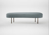 Isola Large Ottoman Loop Boucle Sky / Bronze