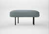 Isola Small Ottoman Loop Boucle Sky / Black