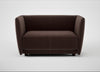 Valley Loveseat Nobilis Velvet Espresso