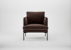 Matera Armchair Nobilis Velvet Espresso / Black